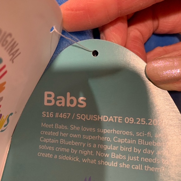 Babs the bluejay squishmallow- 16 inch - Picture 3 of 5